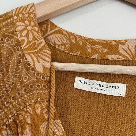 Spell & the Gypsy Collective Organic Cotton Lioness Maxi Dress Boho - Picture 7 of 11